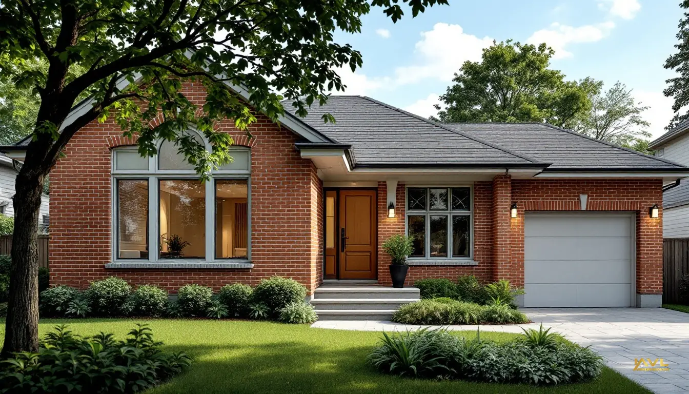 Vaughan bungalow exterior with low eaves and summer foundation grading inspection in Woodbridge