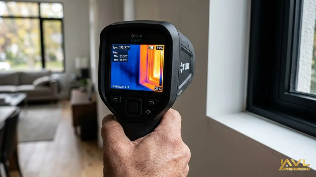 Documented home condition review with thermal imaging screening